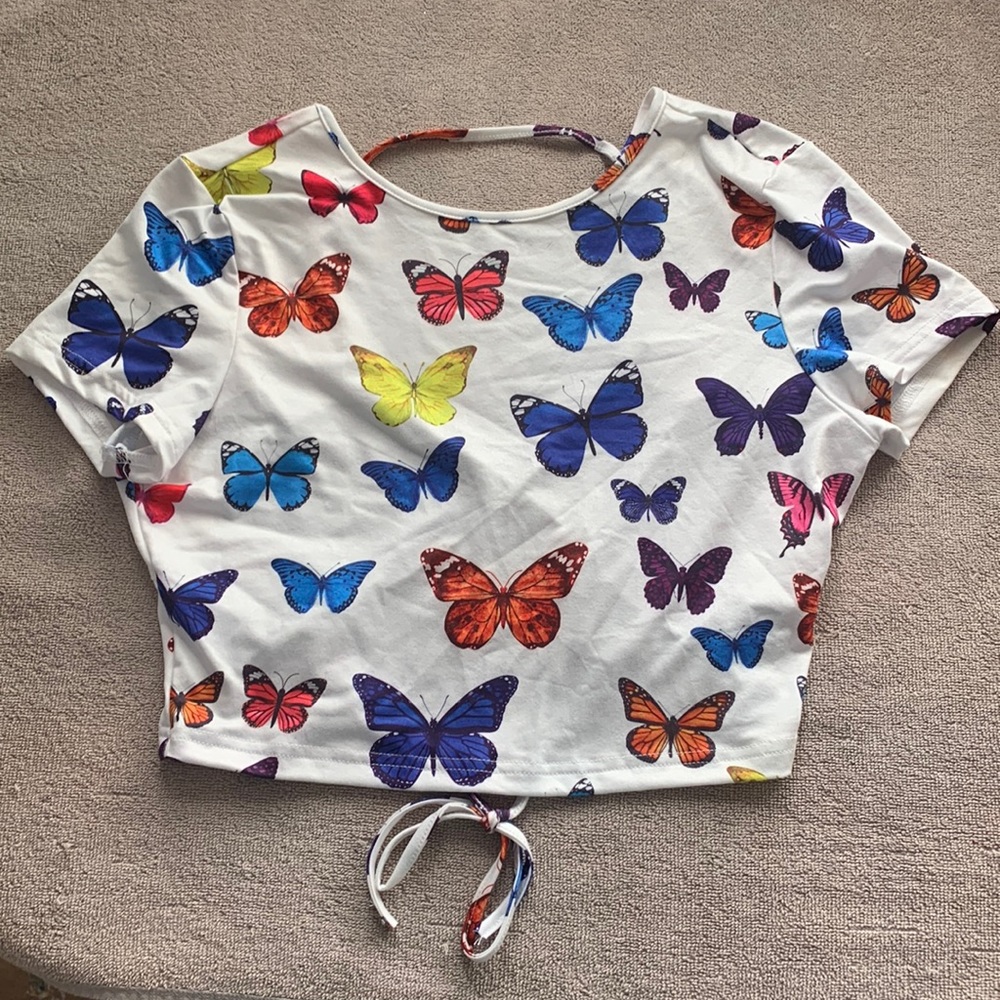 Butterfly 🦋 crop top